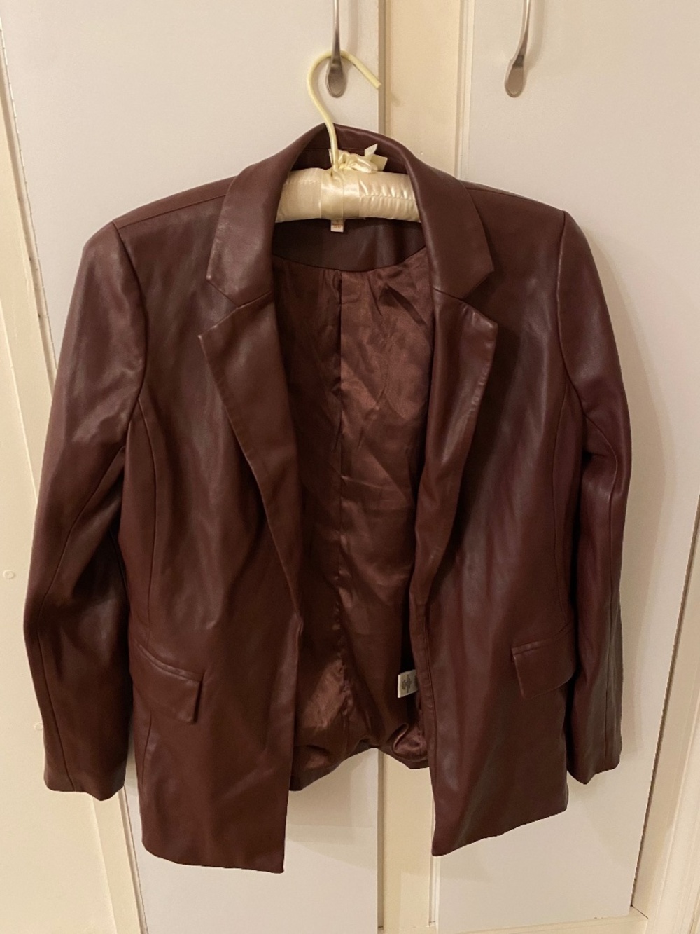 Skies are Blue faux leather jacket